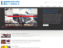 Tablet Screenshot of optimumsystems.net